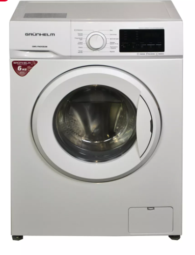 Пральна машина авт. GWS-FN610D2W (білий,6кг.1000диспл.) (GRUNHELM)